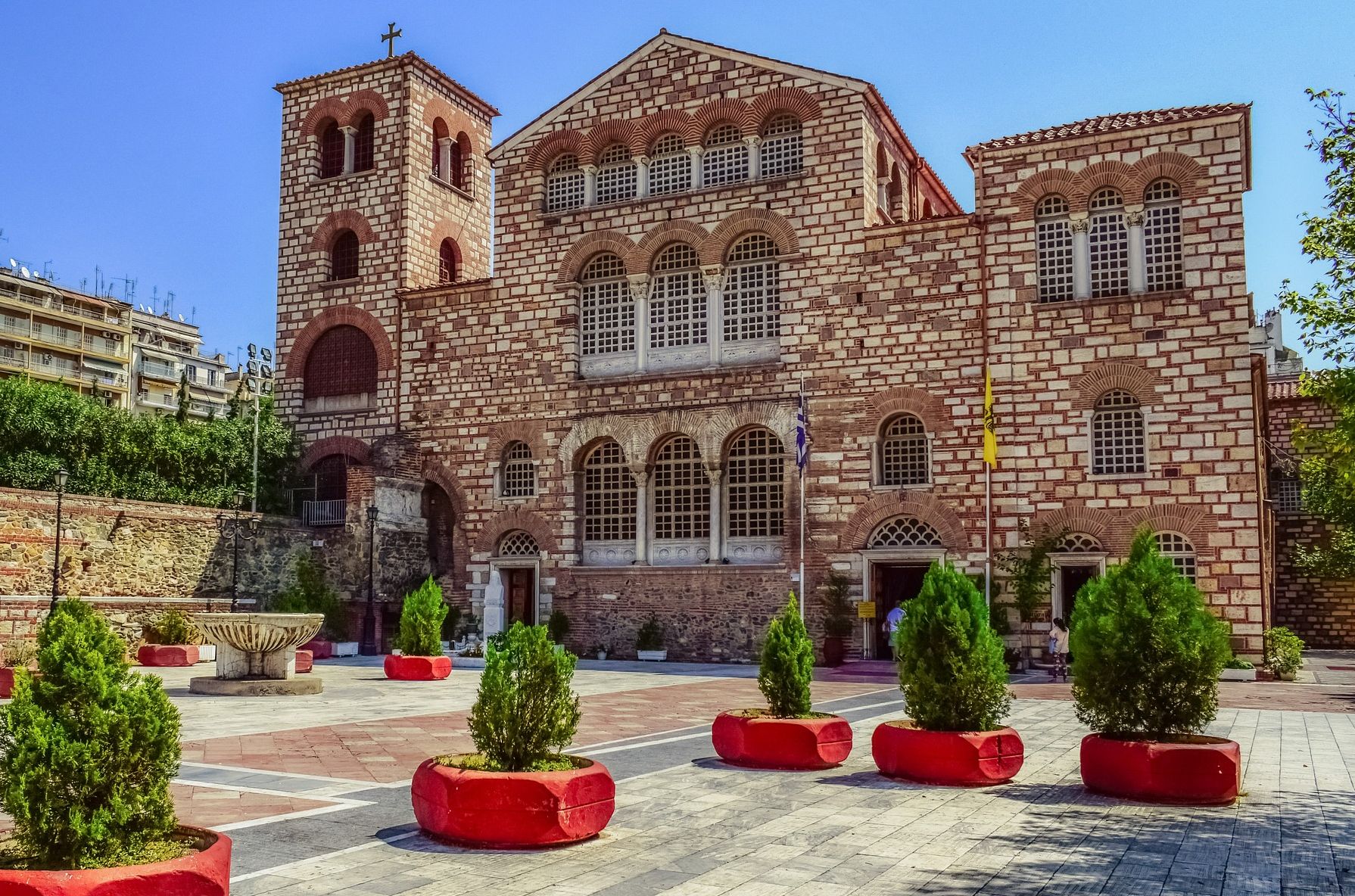 Thessaloniki greece. Церковь Святого Димитрия в Салониках. Базилика Святого Димитрия – Салоники, Греция.